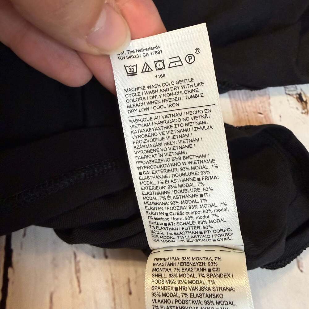 Athleta Dress Classic Sleeveless Blouson Black Size Medium Clean Girl - Picture 5 of 9